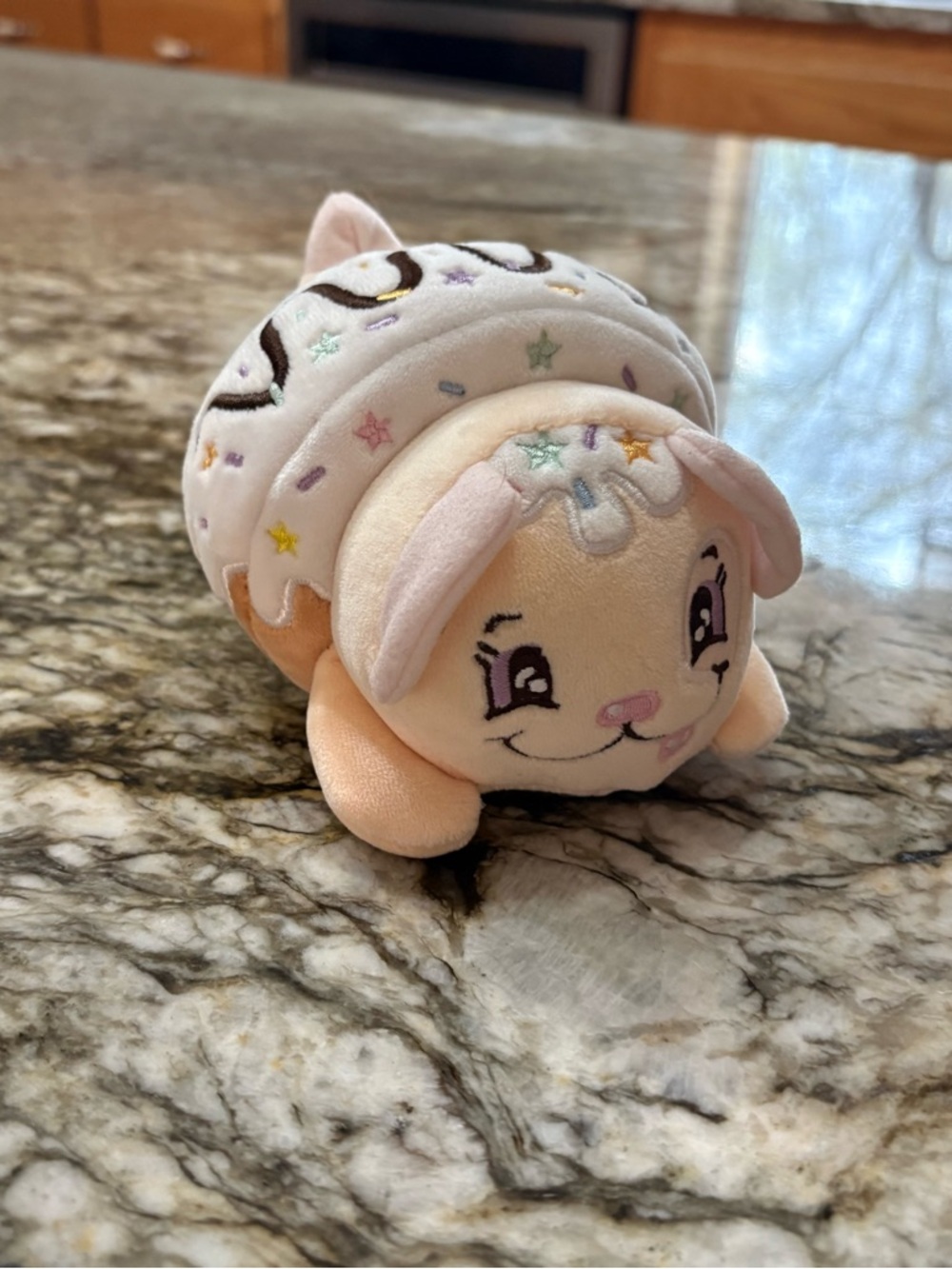 Moriah Elizabeth Rainbow Sprinkles Donut Cat Plushie